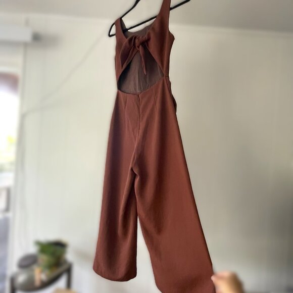 Aritzia Wilfred Écoulement Size 0 Jumpsuit in Amaretto - Picture 3 of 5